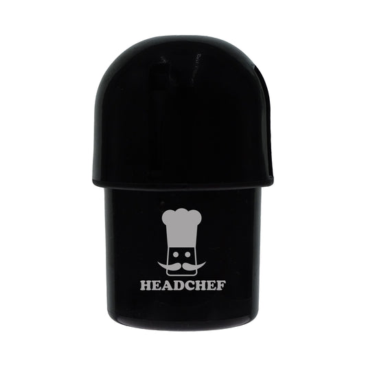 Headchef POD Plastic Grinder & Storage Pot - BLACK