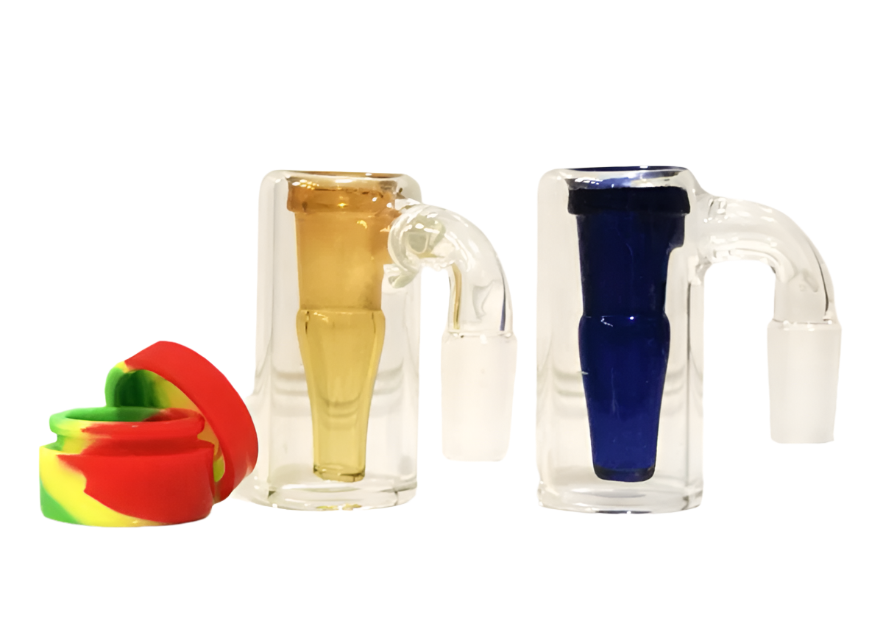 Dabcatcher transparent Ashcatcher 45 degree 14mm Male