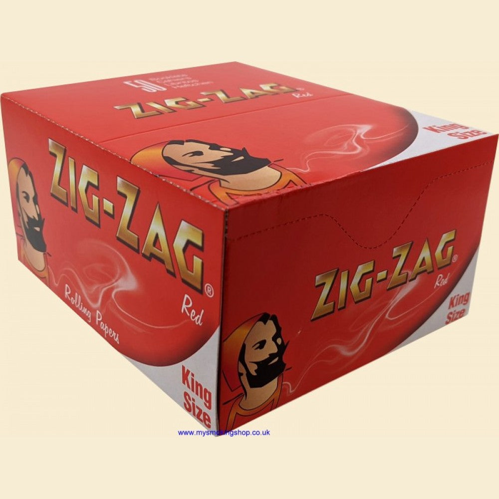 Zig-Zag Red King Size Rolling Papers (50 Box)