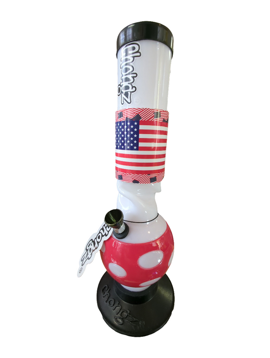 Chongz Acrylic 30cm "united state of america" Waterpipe
