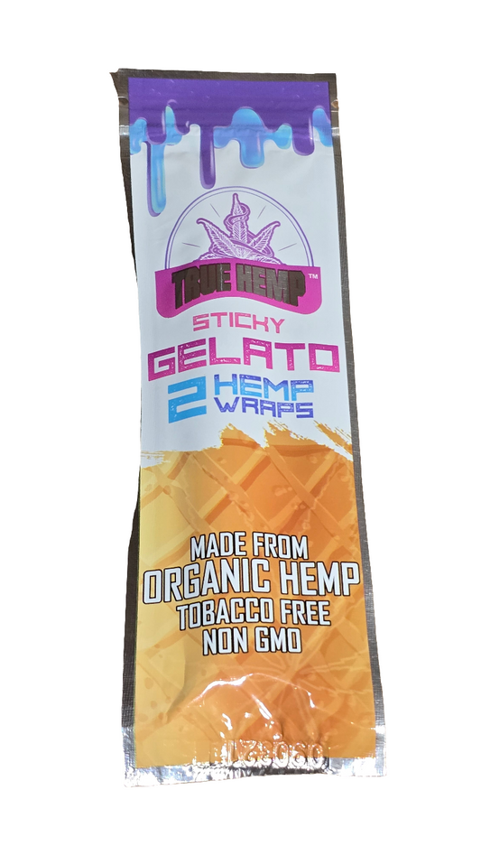 True Hemp Blunts Gelato - Single Pack