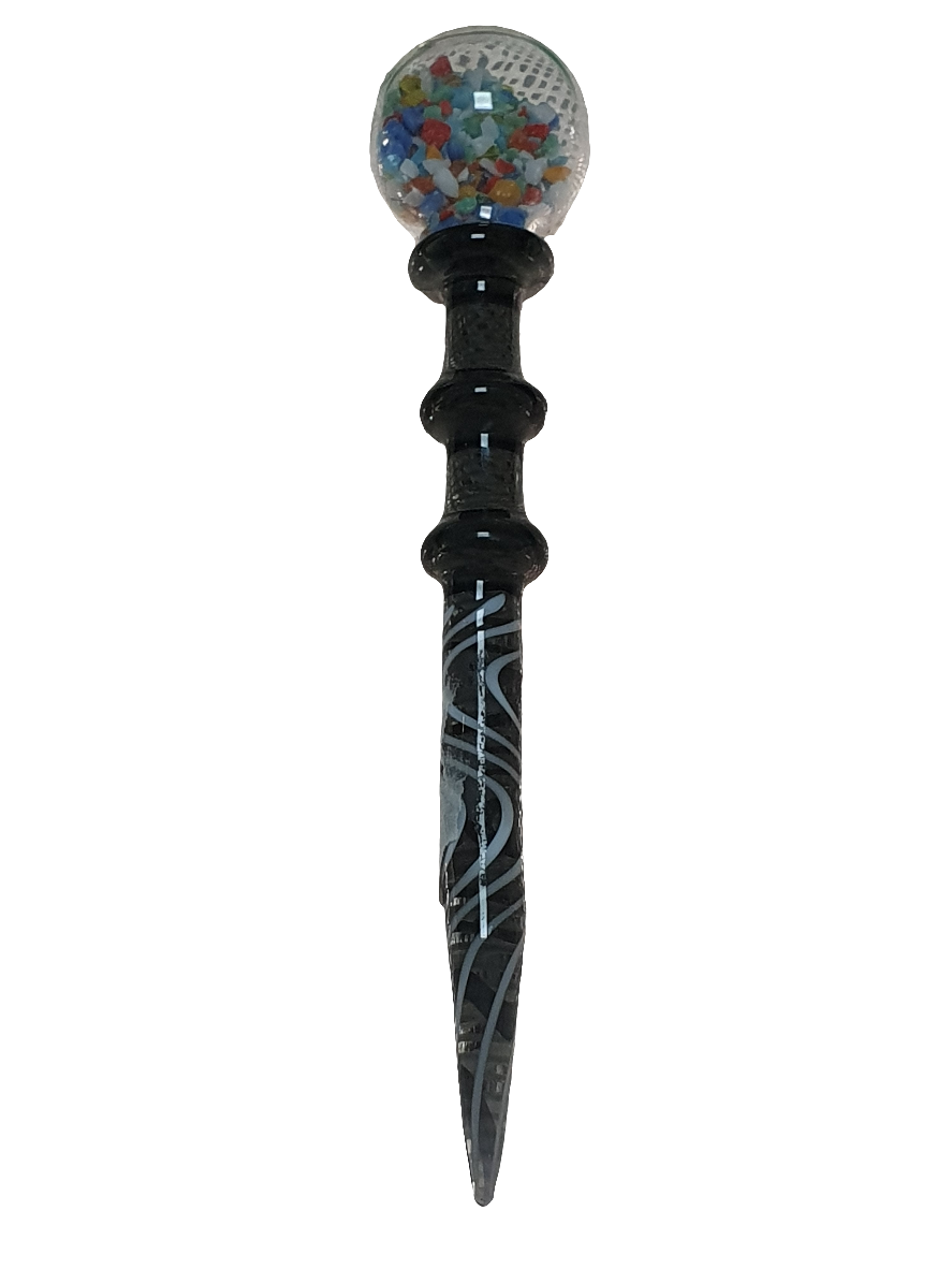 Bubble Glass Dabber 5" - Black