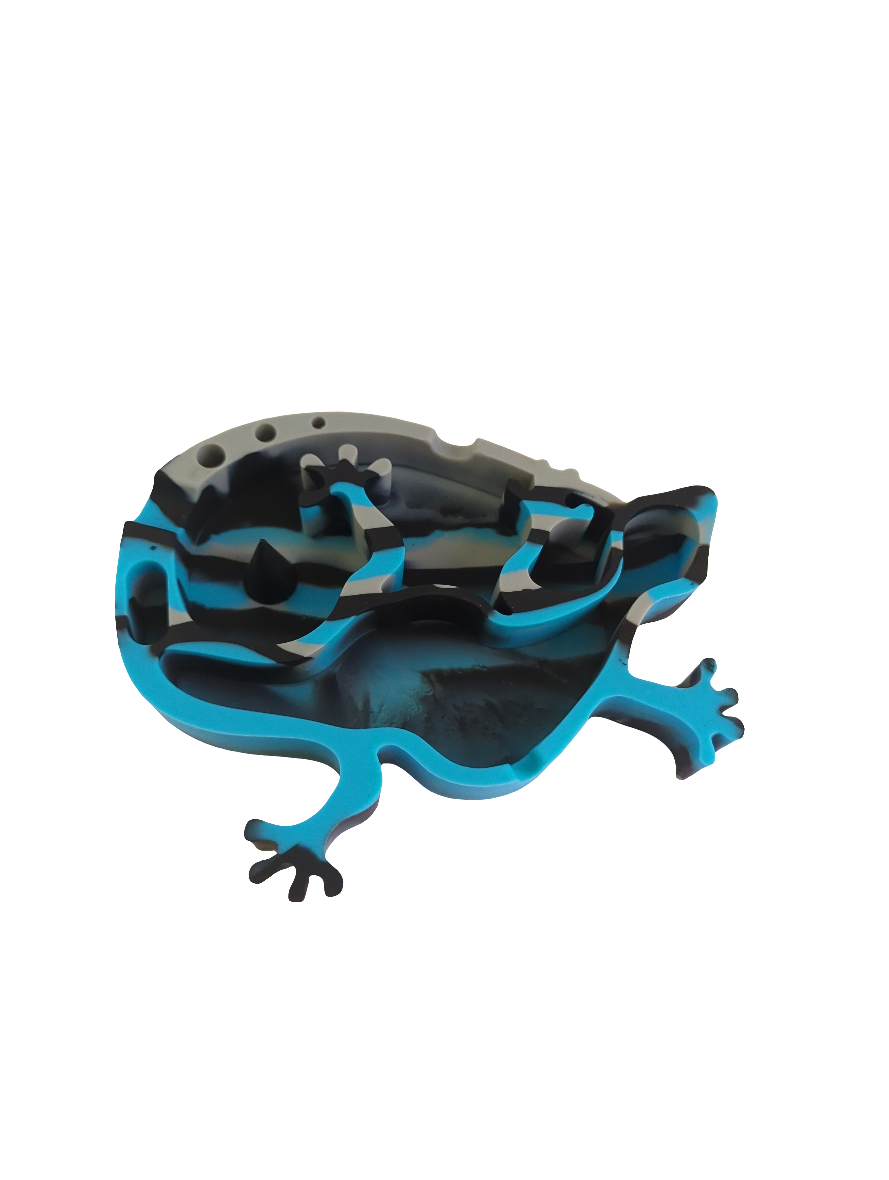 Silicone Ashtray + Storage Holes -Lizard - A10