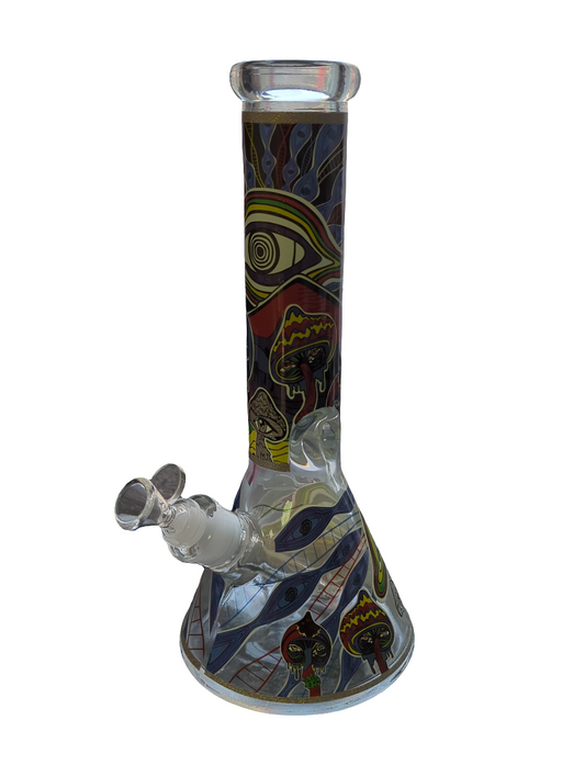 Chongz Glass 30cm Glow Series "Toads Tool" waterpipe