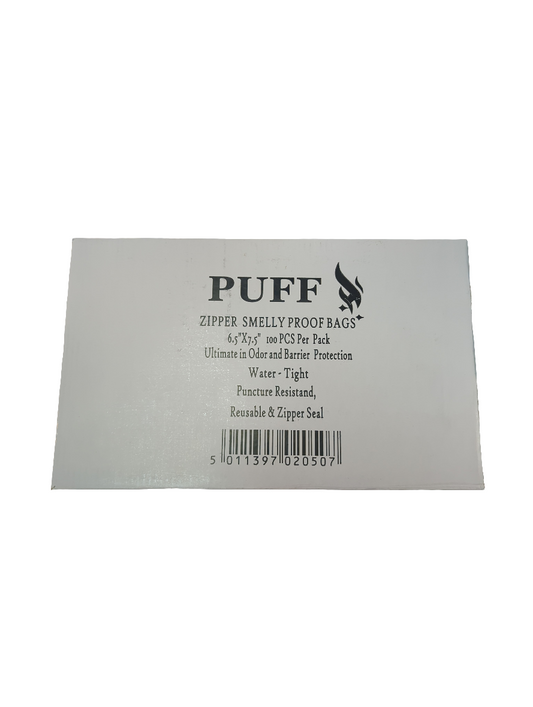 Mylar Bags Puff ( 6.5" x 7.5") (29.99 for 100)