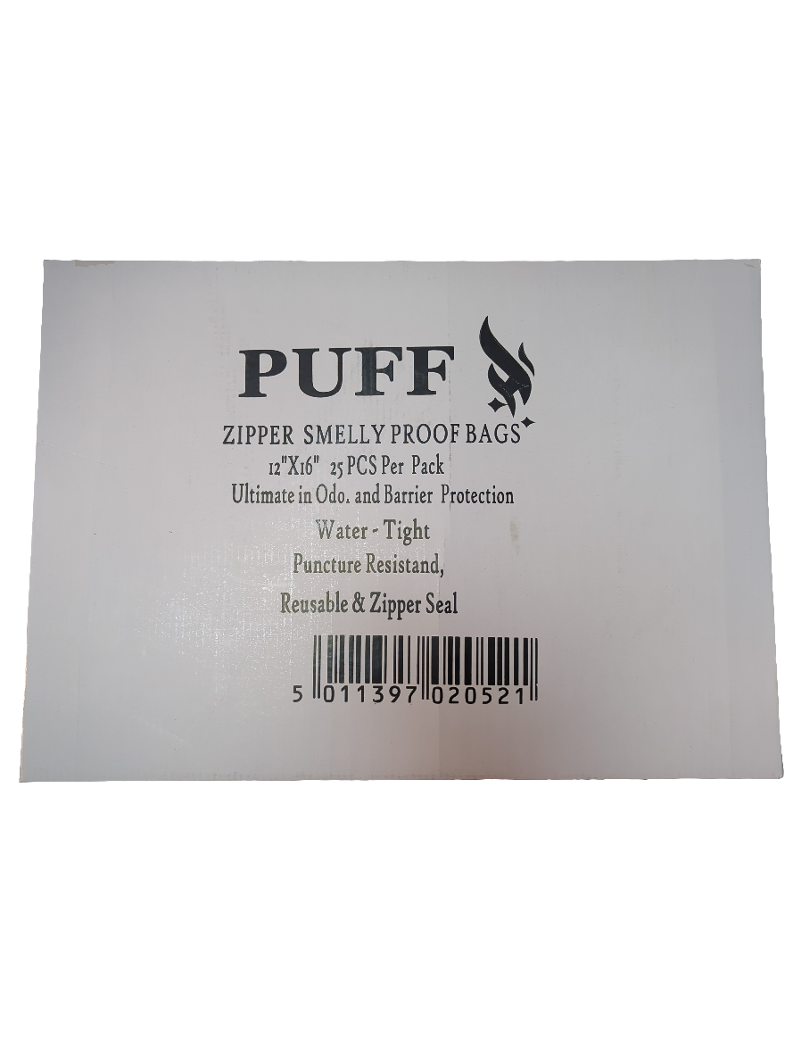 Mylar Bags Puff (12" x 16")