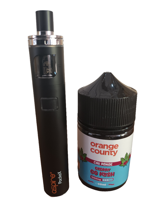 Aspire PockeX + Orange County 1500mg Cherry OG Kush WC2_S3