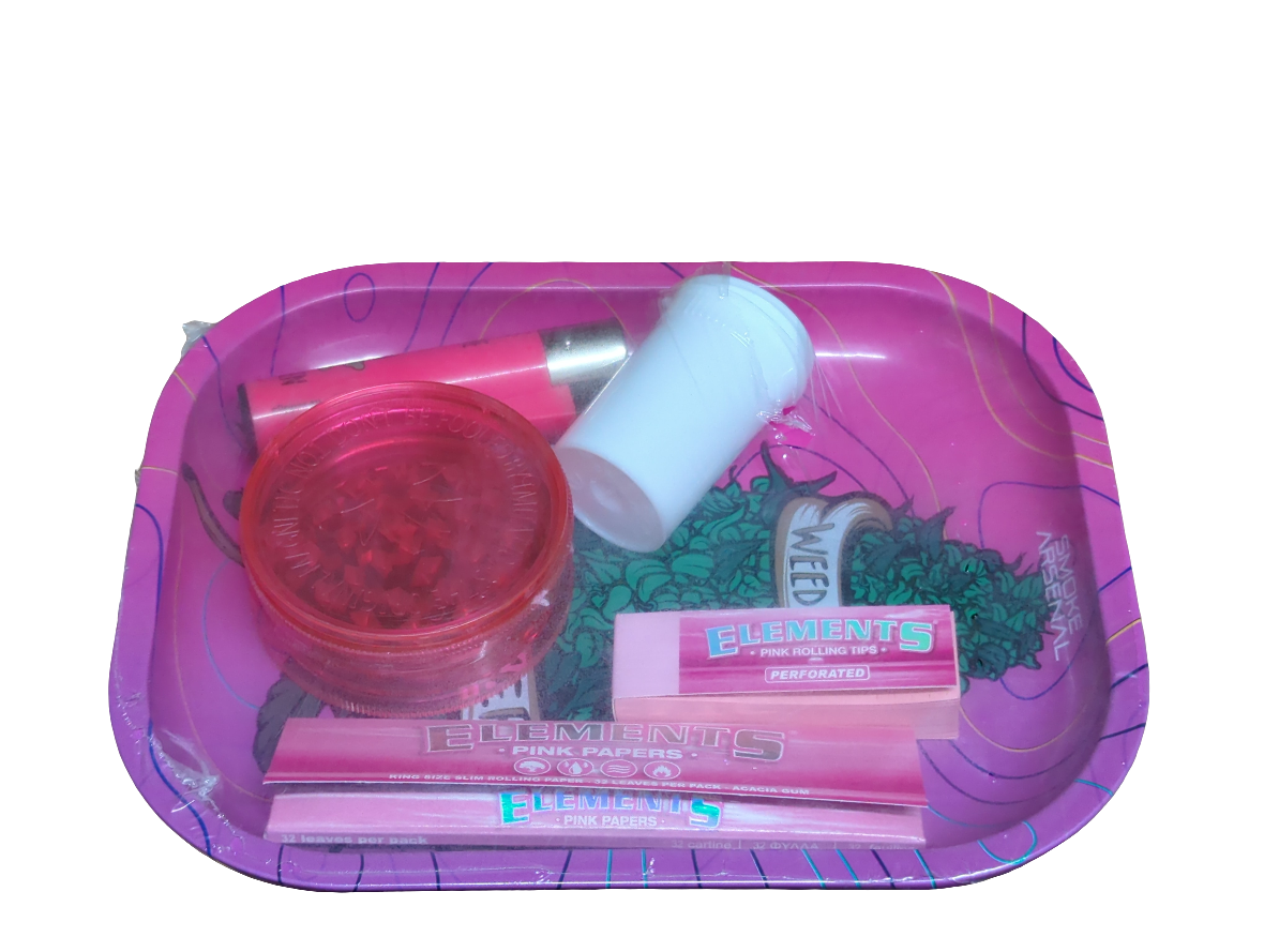 TRAY SET 04 | SMOKE ARSENAL Tray Small Pink Gift Set