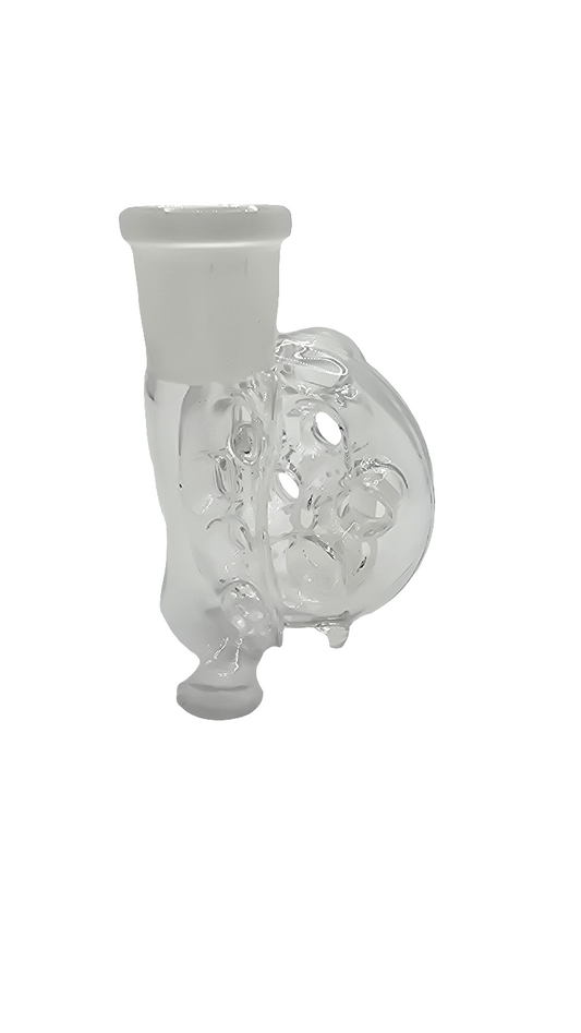 Glass Pre Cooler - Swiss Perc Honeycomb Diffuser Chamber - 18mm