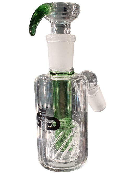 Grace Glass Matrix Twister | Precooler Green SG:18.8mm