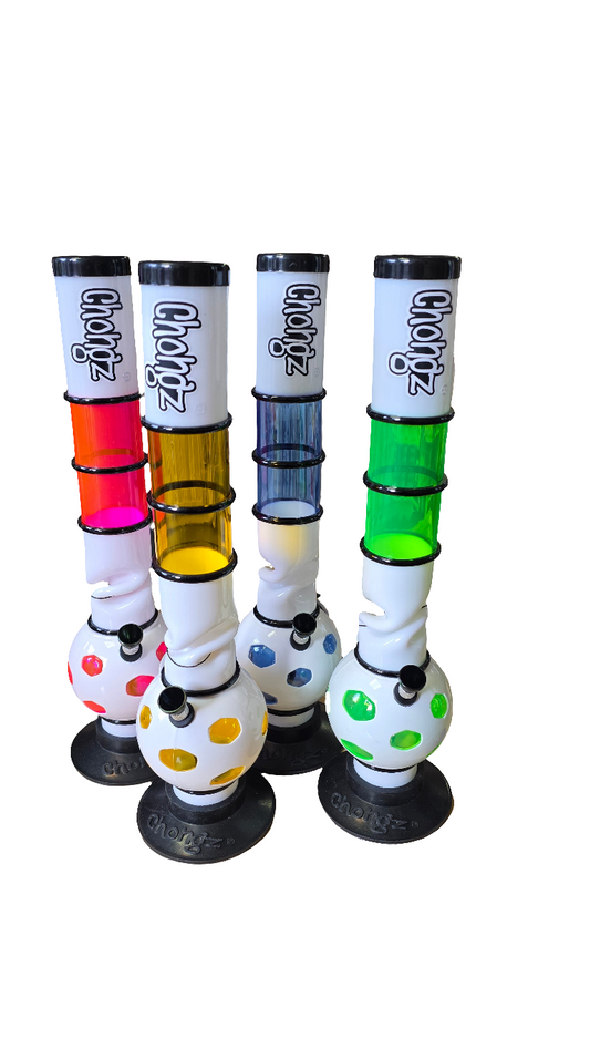 Chongz Acrylic 40cm "Debonair" Ice Twist Waterpipe