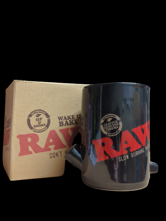 RAW Wake Up & Bake Up Cone Mug