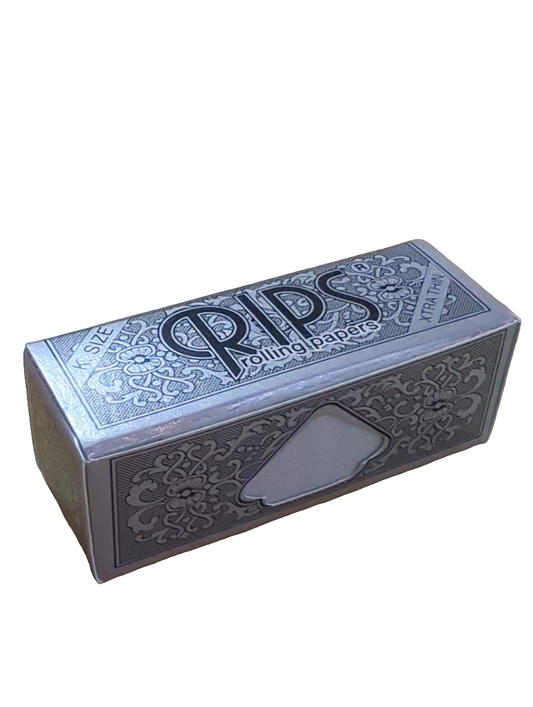 Rips Rolling Papers Rolls Black - Kingsize - (XTRA THIN) 5meter - 10 Pack
