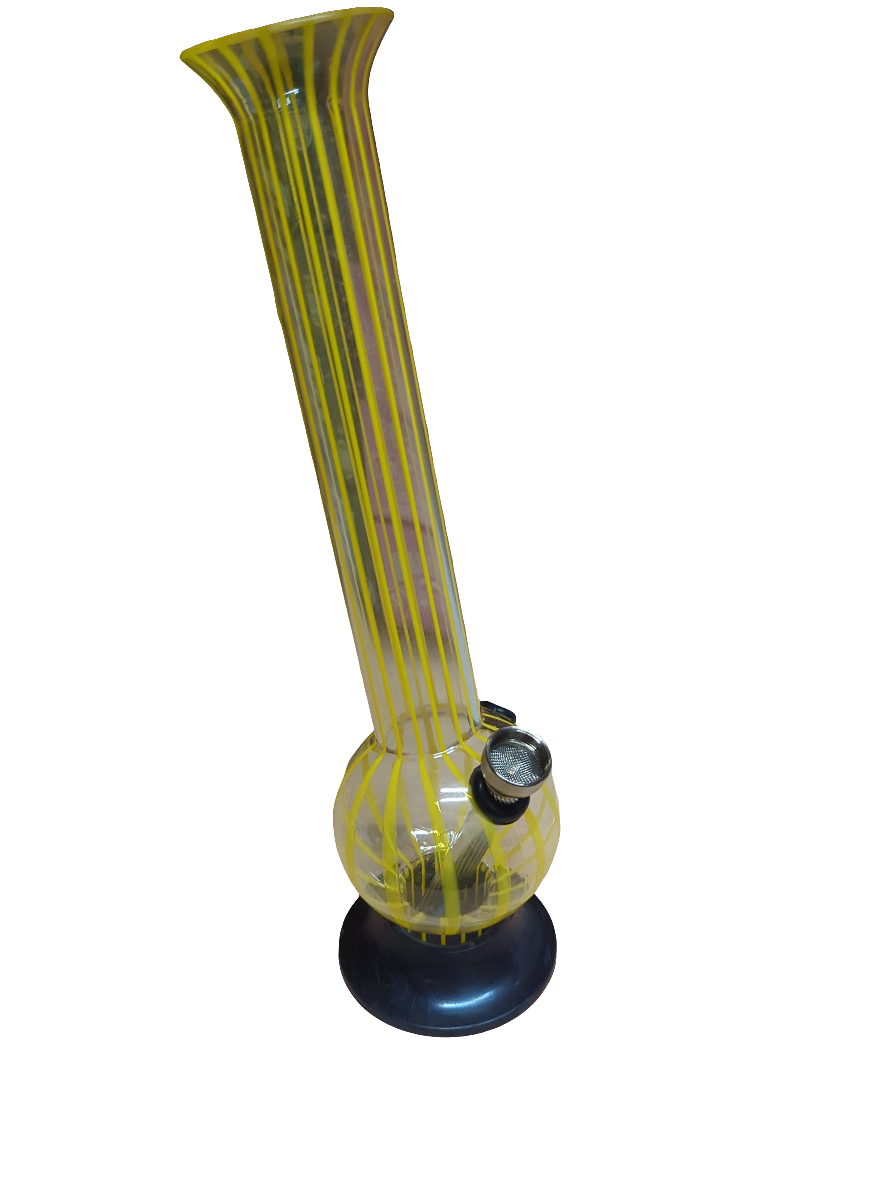 26cm Striped Single Bubble Waterpipe Bong