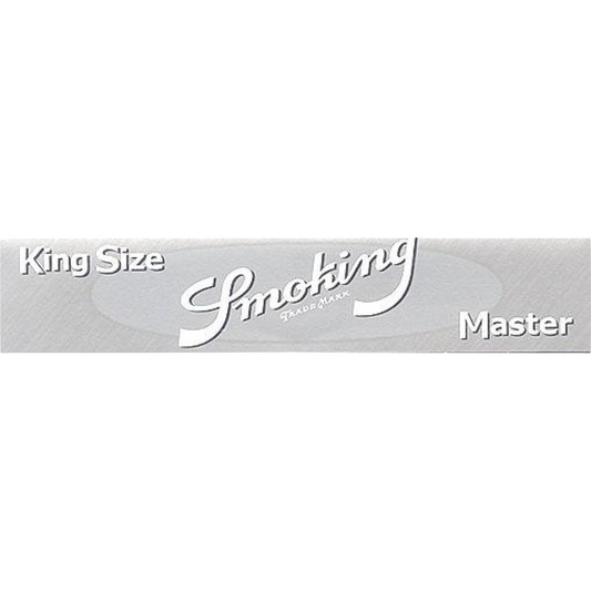 Smoking Master King Size Rolling Papers Silver Rice Paper