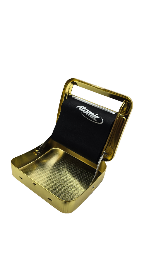 Atomic Cigarette Rolling Machine 70mm Gold
