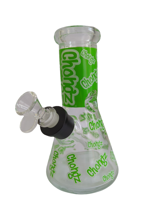Chongz Glass 20cm Glow Series Green "Multi Chongz" waterpipe
