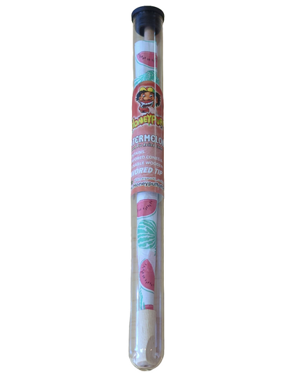 HoneyPuff Flavoured Pre-Rolled Cones With Wood Tip - Watermelon 3pc - Single Pack