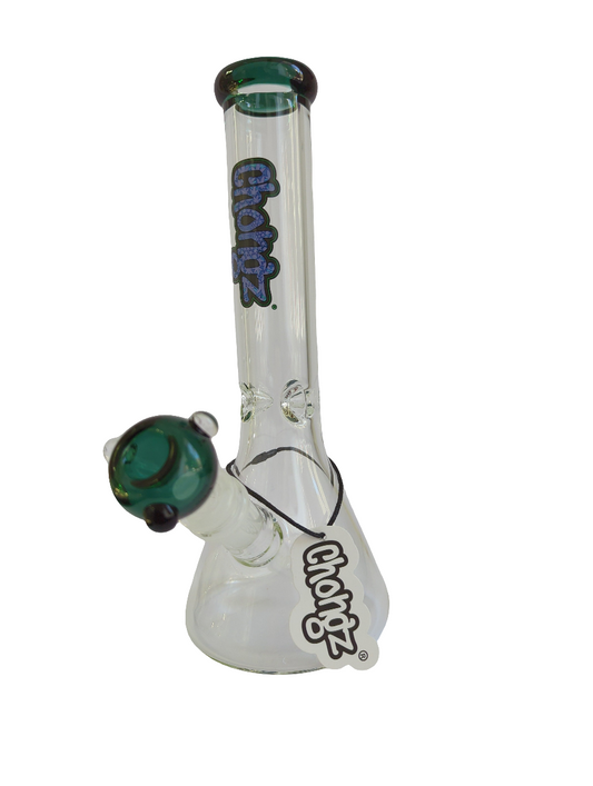Chongz Blue Logo Glass "Little Dickie" 26cm Waterpipe