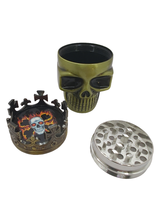 SINGLE Metal King Skull  - 3 Part (12)
