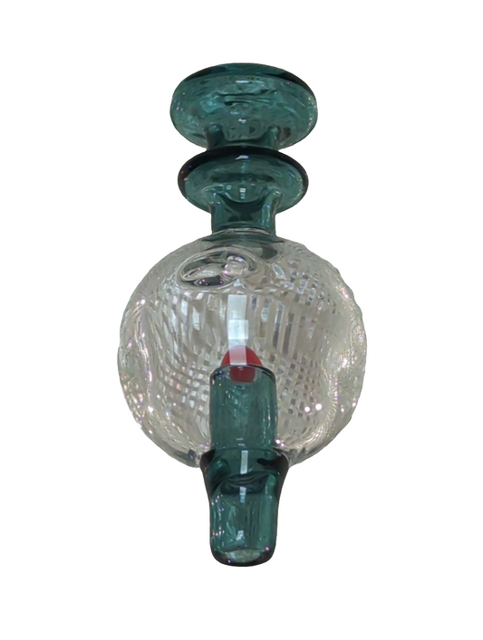 Glass Carb Cap with Terp Pearl inside