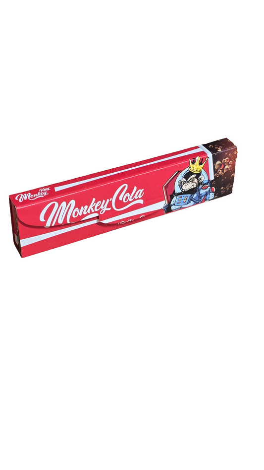 Monkey King Monkey Cola Flavour King Size Slim Paper + Tips - 10 Pack