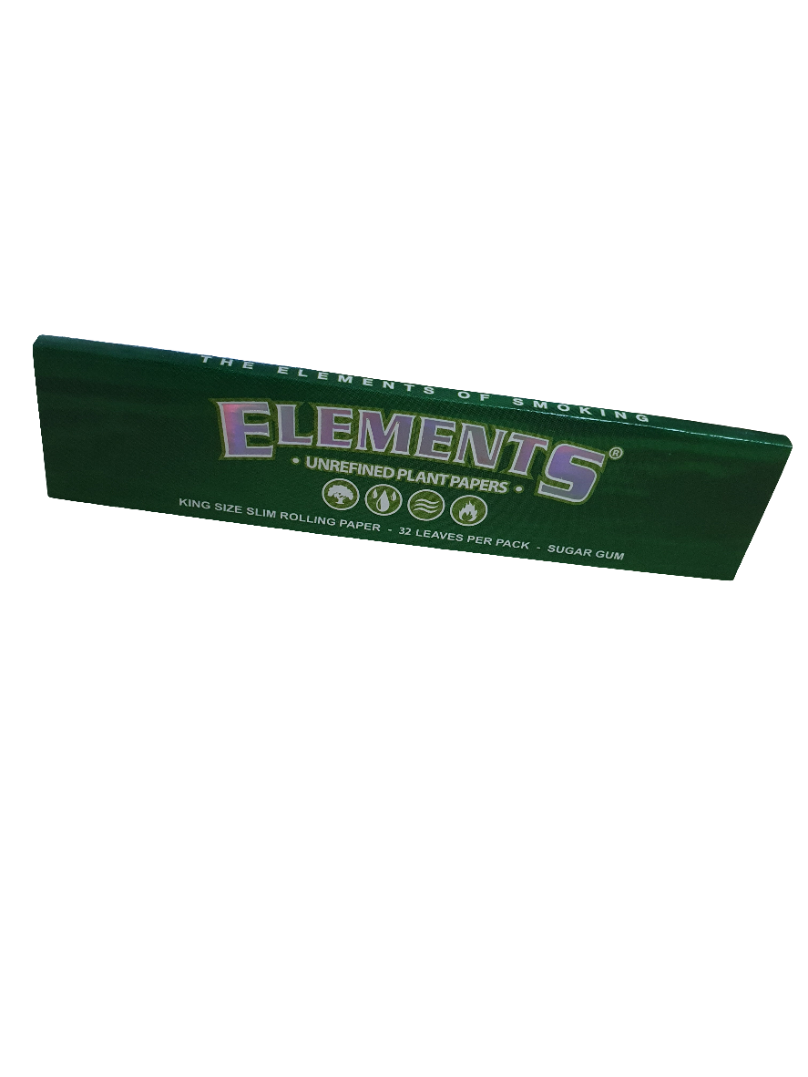 ELEMENT GREEN Kingsize Slim - Box of 50