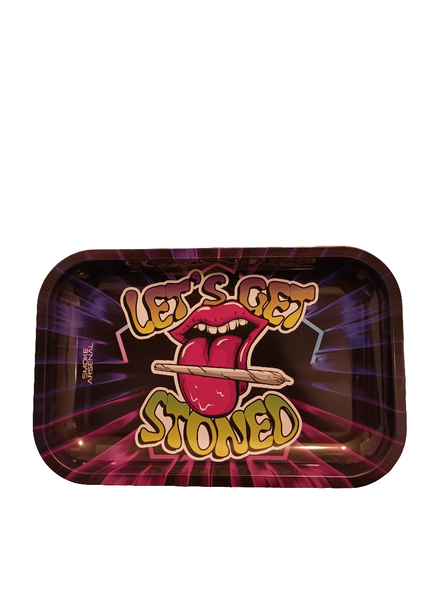 Smoke Arsenal Trays - (28x18cm)- LETS GET STONED (M225)