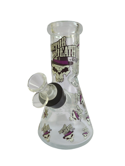 Chongz Glass 20cm Glow Series "Doctor Death" waterpipe