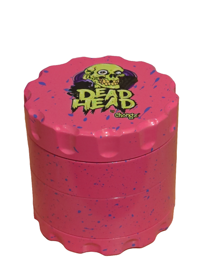 Dead Head 60mm 4pt Hot Pink with Purple Splashes