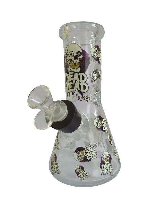 Chongz Glass 20cm Glow Series "Dead Head" waterpipe