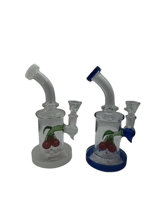 Basil Bush Glass Mini 17cm Percolator Bong (14mm) CHERRY 290gm