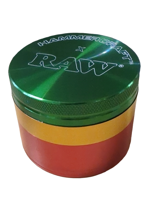 RAW X HAMMERCRAFT Aluminium Handmuller (Large) - Rasta