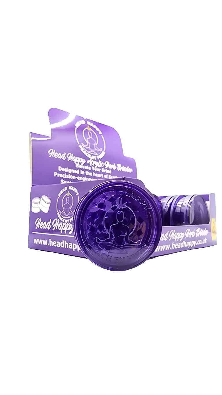 Head Happy Plastic  2pc + Storage V2 - PURPLE BOX