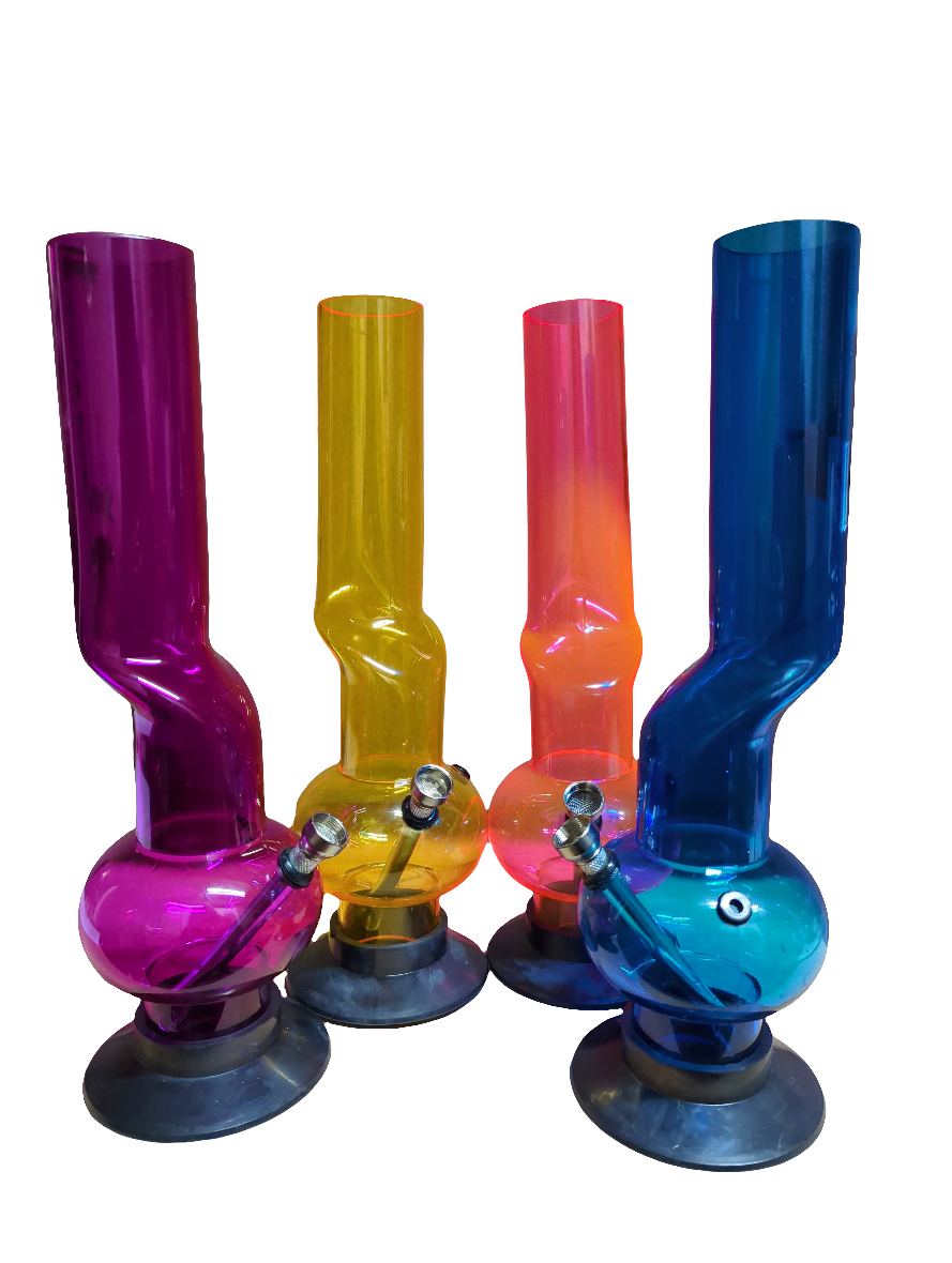 Single Bubble ZigZag No2 Waterpipe Bong  31cm