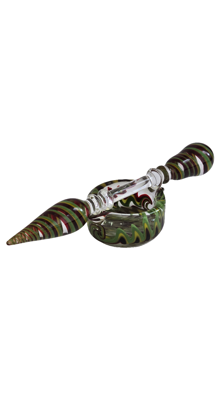 Glass dish with glass dabber