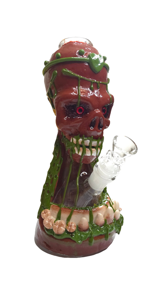 25cm Thick Glass 3D Monster Waterpipe Mixed Colours