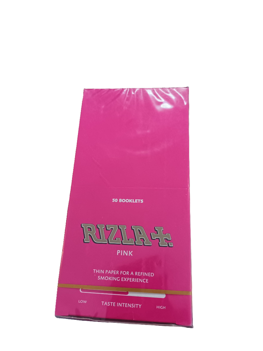 RIZLA Rolling Papers Regular PINK (50 per box) BOX