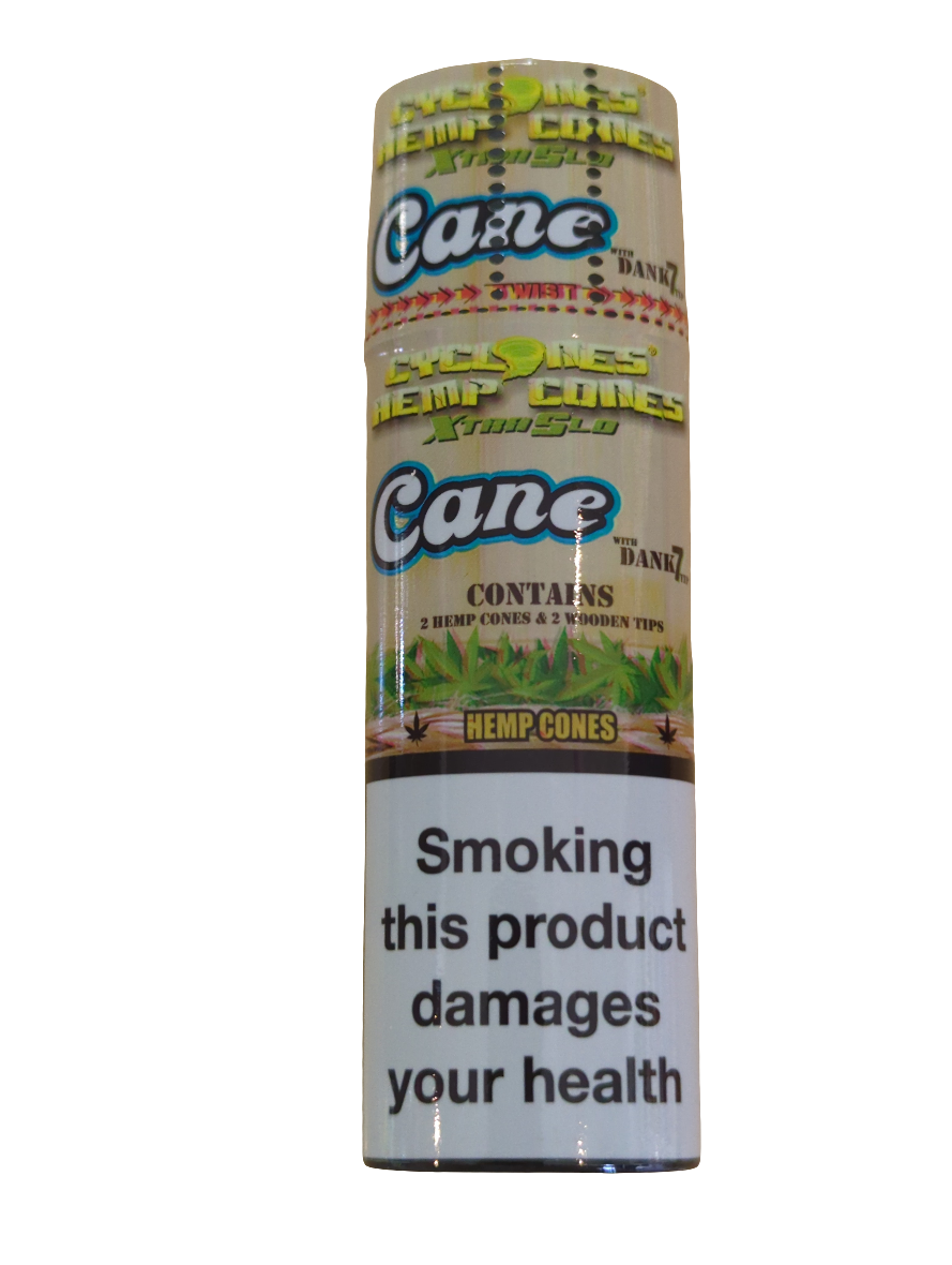 Cyclone - Hemp Cones + Dank 7 Tip (12x2) Sugar Cane