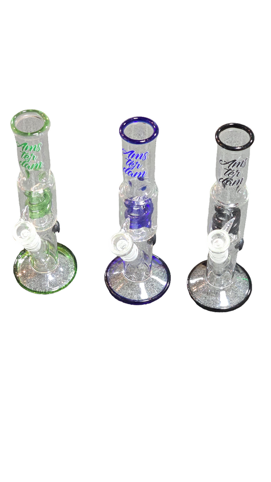 Amsterdam Glass Bong - H:28cm - :40mm SG:18.8mm