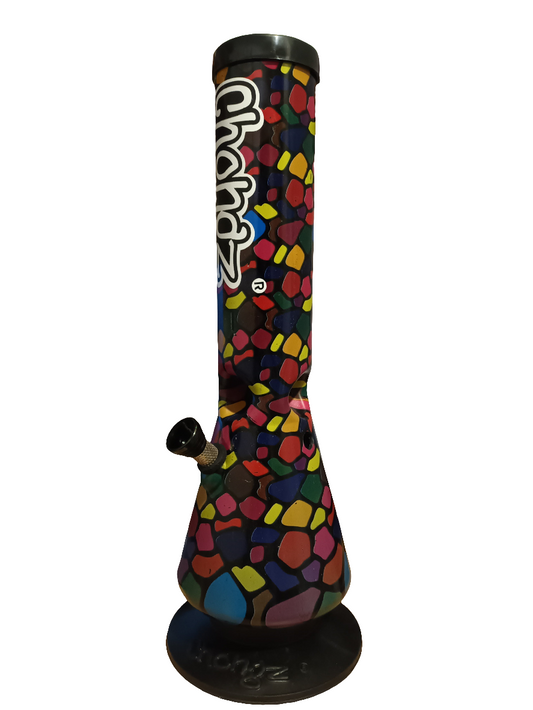 30cm Golden Balls Beaker Waterpipe CHO123