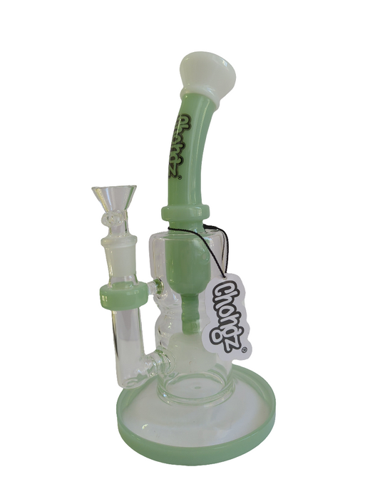 Chongz Glass 25cm "Vision" diffusor waterpipe green