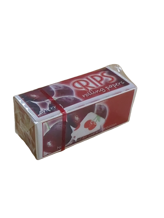 Rips Rolling Paper Rolls - Cherry- 10 Pack