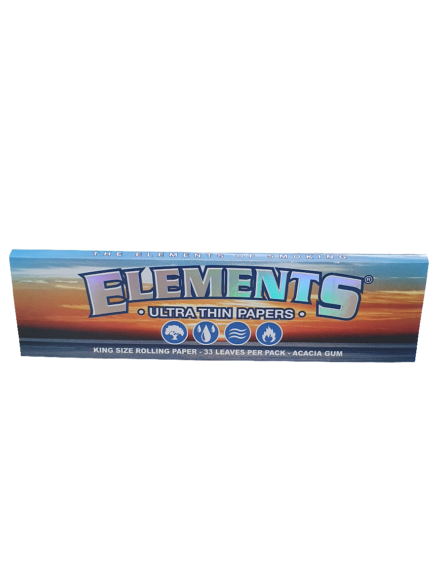 ELEMENTS BLUE Kingsize PAPERS (NON) SLIM - 50 per Box