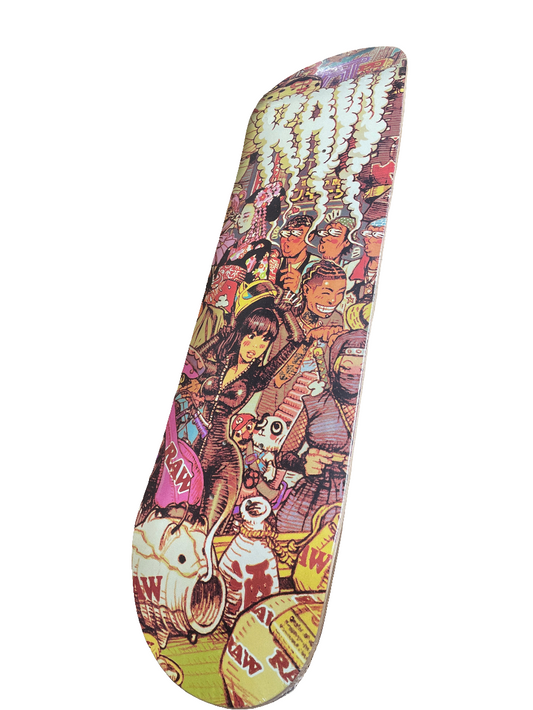 RAW - Skate Board Deck - BROWN / JAPAN