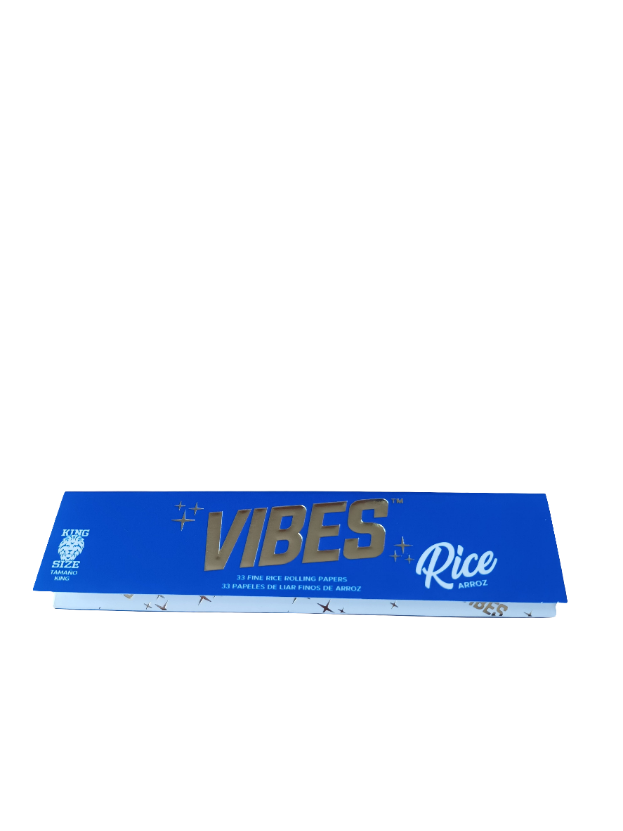 VIBES - King Size Slim - Rice Paper  Single Pack