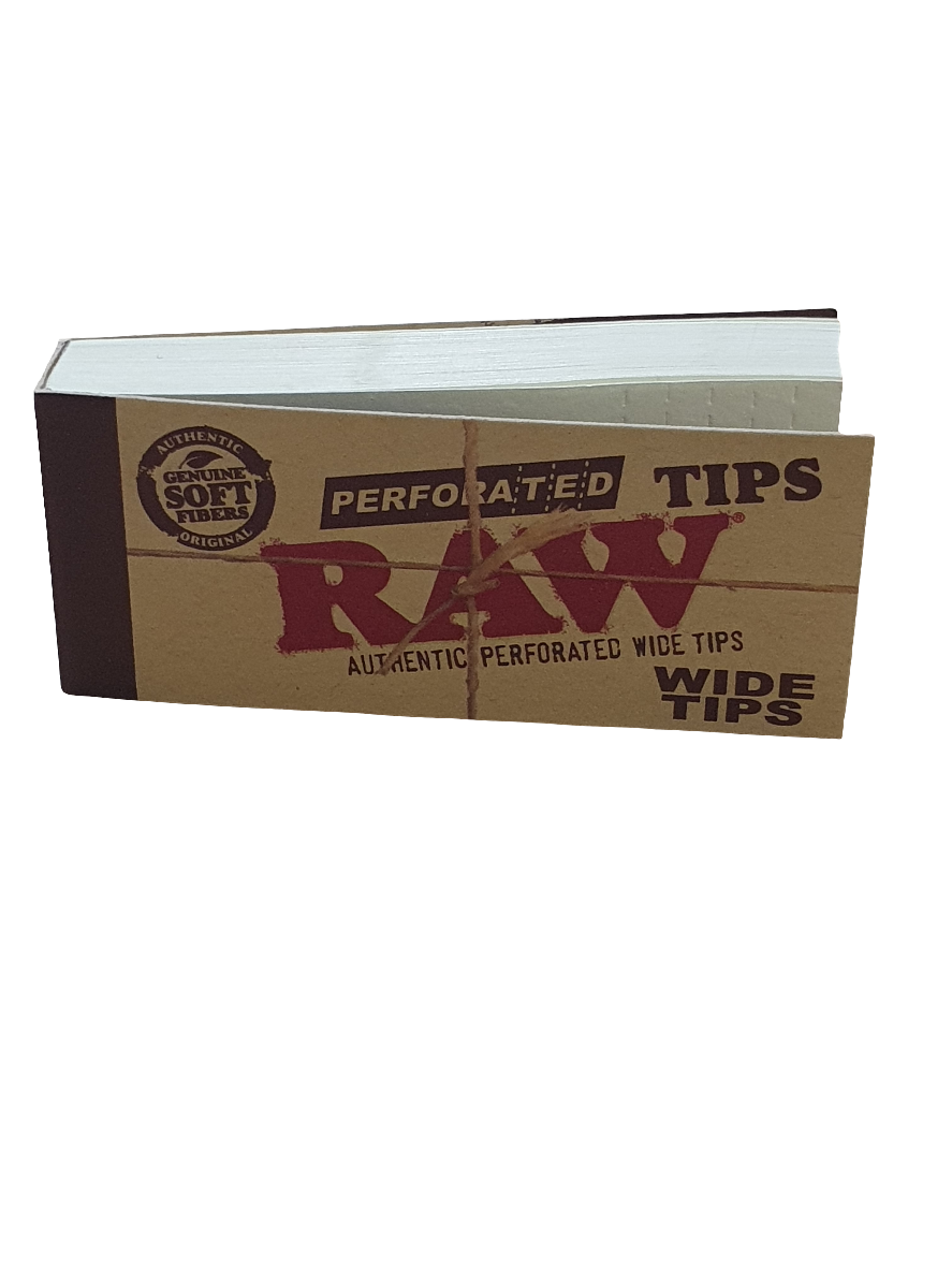 RAW PERFORATED WIDE Tips - Hemp + Cotton