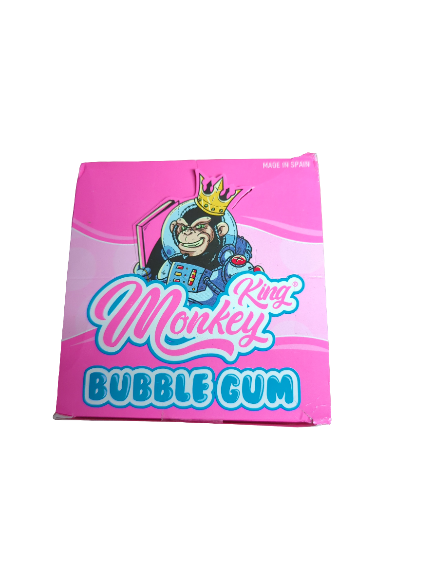 Monkey King Bubble Gum Flavour King Size Slim Paper + Tips - Single Pack