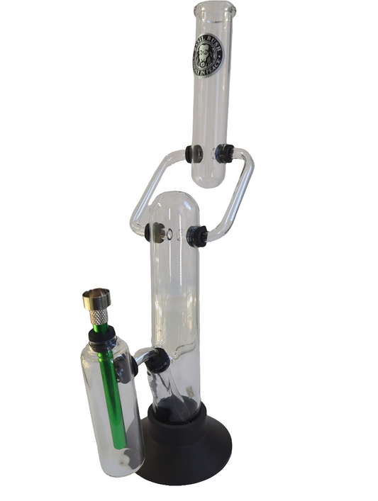 Basil Bush Glass Mad Scientist Multi Chamber Bong 38cm