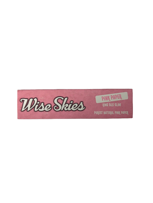 Wise Skies King Size Slim Pink Paper And Tips